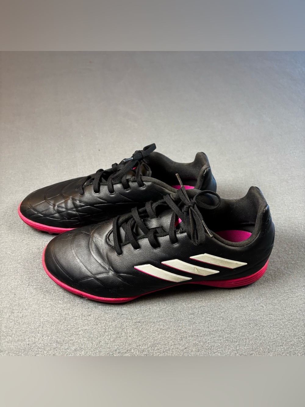 Adidas Turf Soccer Junior  Copa Pure.3 Black Shoes Size 6Y